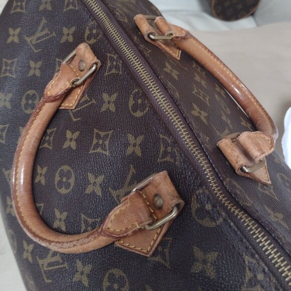 🤎🧡 Authentic Louis Vuitton Speedy 35 in monogram 🧡🤎 - Picture 4 of 17